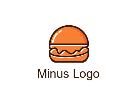 burger icon for fast food logo