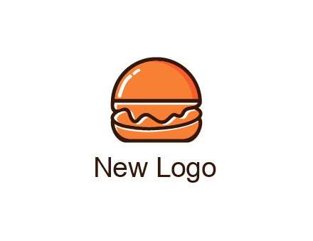 burger icon for fast food logo