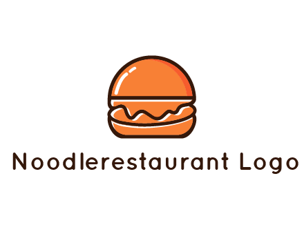 burger icon for fast food logo