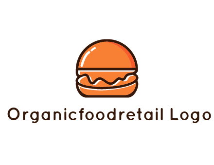 burger icon for fast food logo