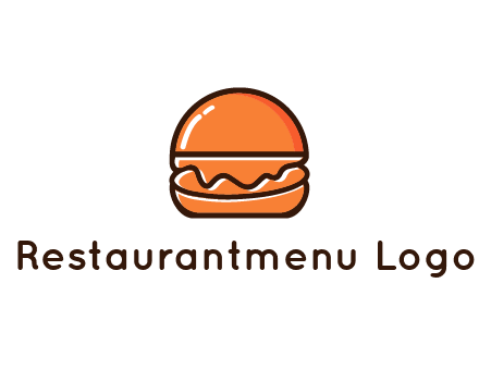 burger icon for fast food logo