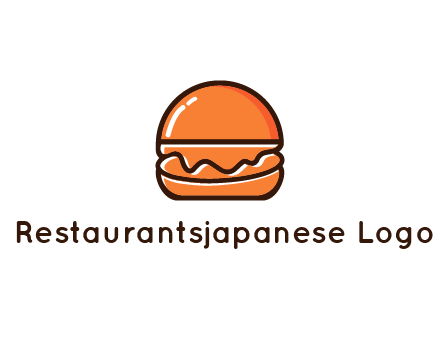 burger icon for fast food logo