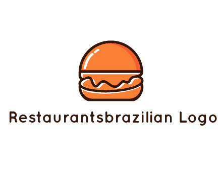 burger icon for fast food logo