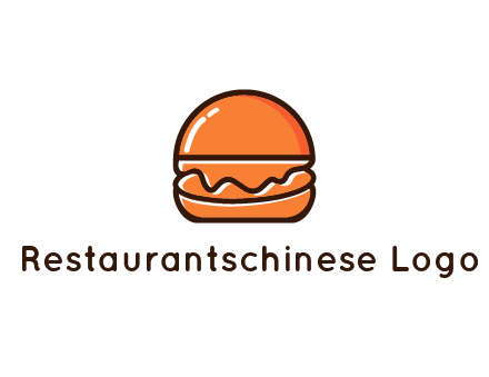 burger icon for fast food logo