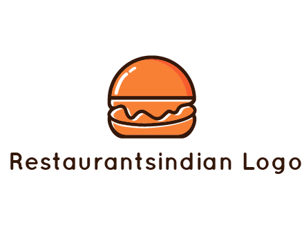 burger icon for fast food logo