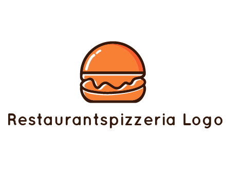burger icon for fast food logo