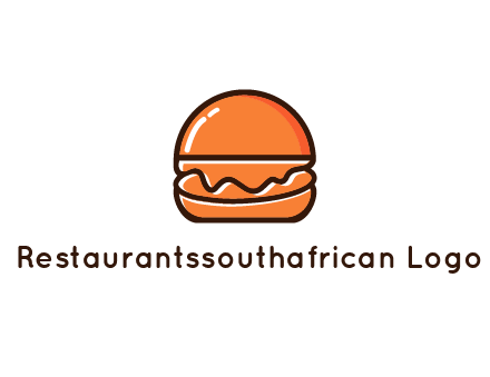 burger icon for fast food logo