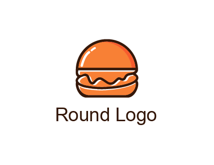 burger icon for fast food logo