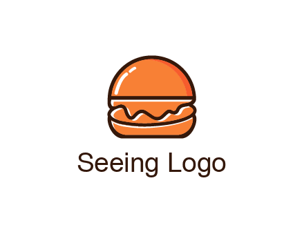 burger icon for fast food logo