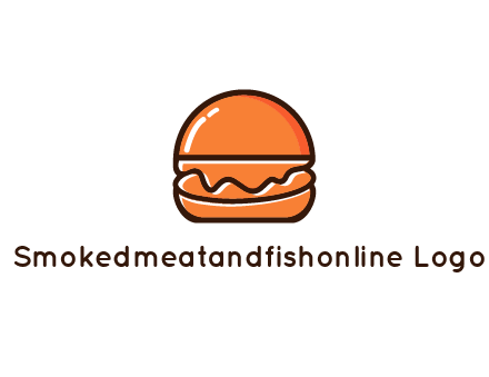 burger icon for fast food logo