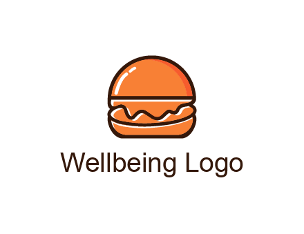 burger icon for fast food logo