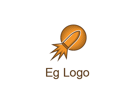 flying bullet logo