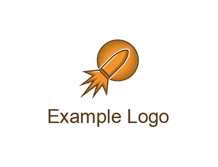 flying bullet logo