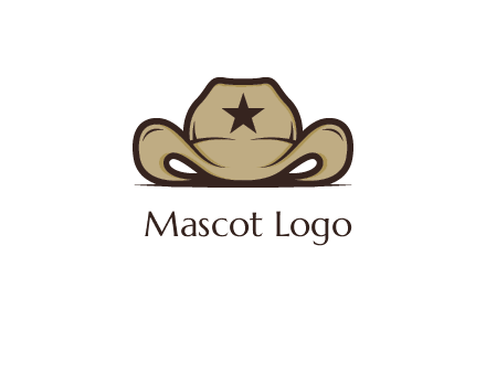 wild west logo showing a sheriff hat