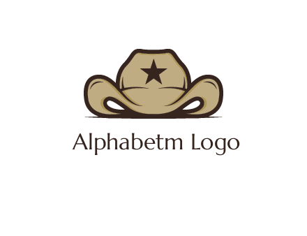wild west logo showing a sheriff hat
