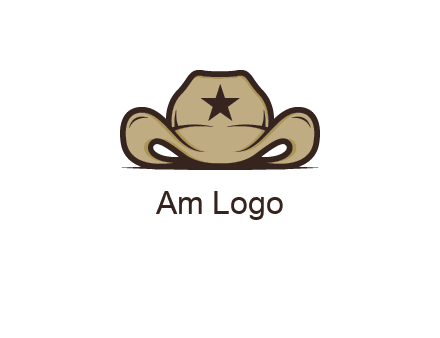 wild west logo showing a sheriff hat