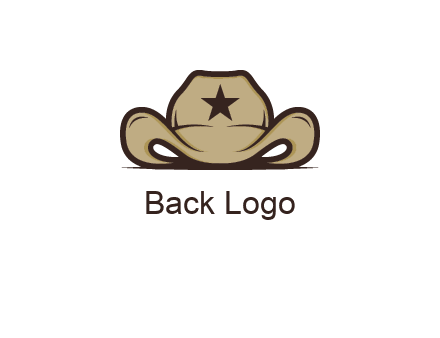 wild west logo showing a sheriff hat