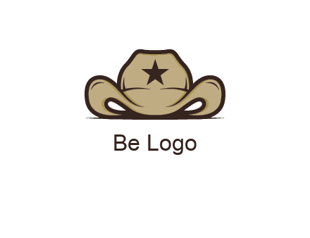 wild west logo showing a sheriff hat
