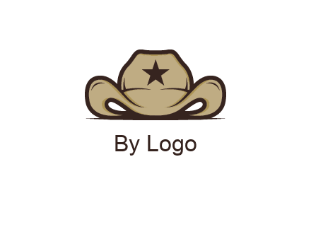 wild west logo showing a sheriff hat