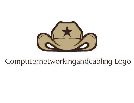 wild west logo showing a sheriff hat