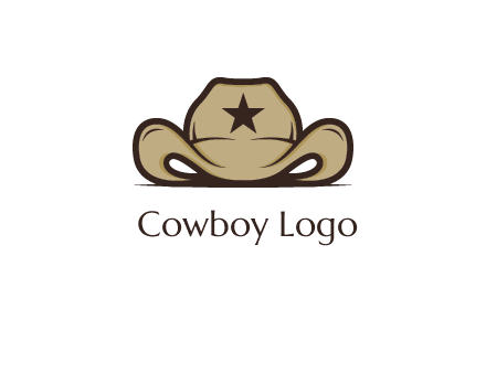 wild west logo showing a sheriff hat