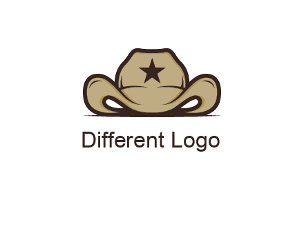 wild west logo showing a sheriff hat