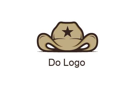 wild west logo showing a sheriff hat