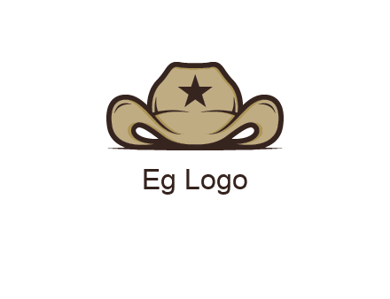 wild west logo showing a sheriff hat
