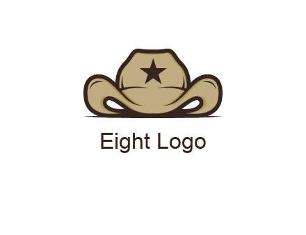 wild west logo showing a sheriff hat