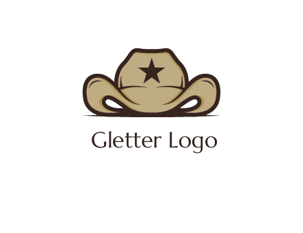 wild west logo showing a sheriff hat