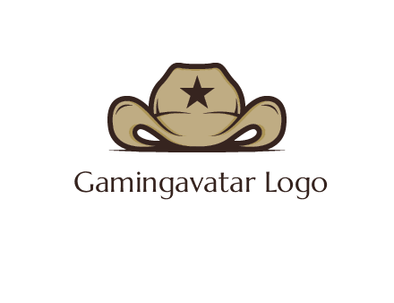 wild west logo showing a sheriff hat