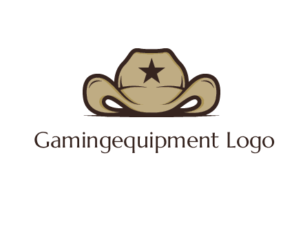 wild west logo showing a sheriff hat
