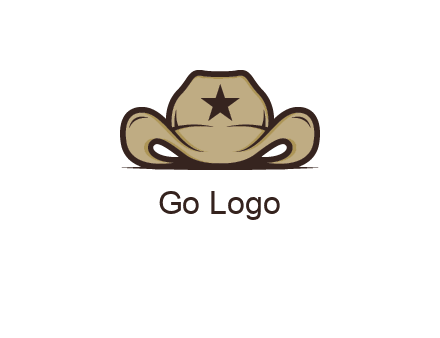 wild west logo showing a sheriff hat