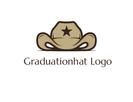wild west logo showing a sheriff hat