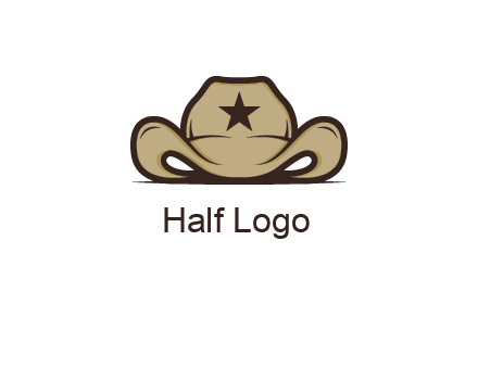 wild west logo showing a sheriff hat