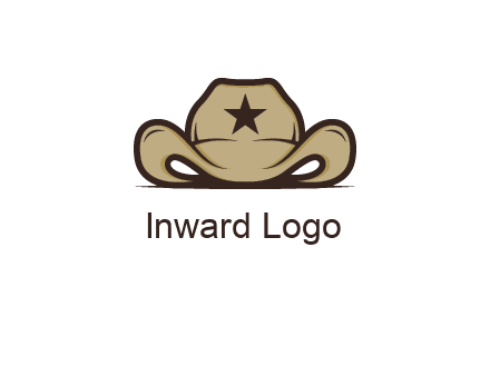 wild west logo showing a sheriff hat