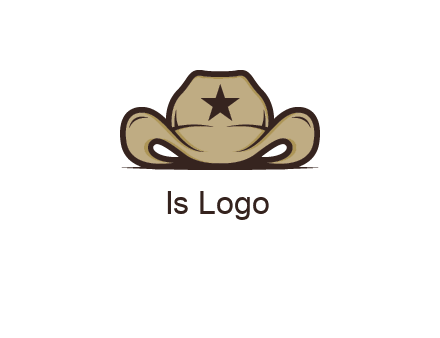 wild west logo showing a sheriff hat