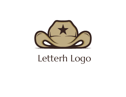 wild west logo showing a sheriff hat