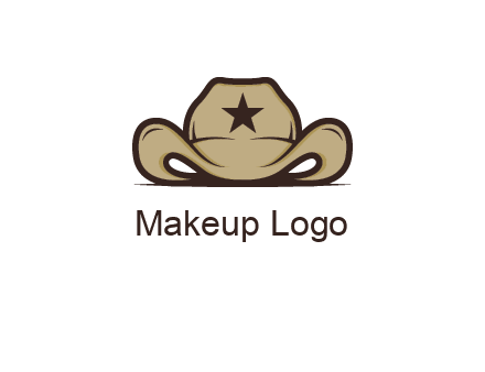 wild west logo showing a sheriff hat