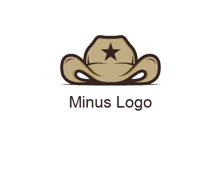 wild west logo showing a sheriff hat