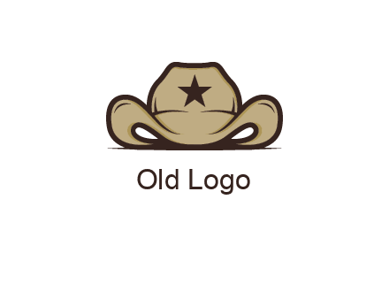 wild west logo showing a sheriff hat