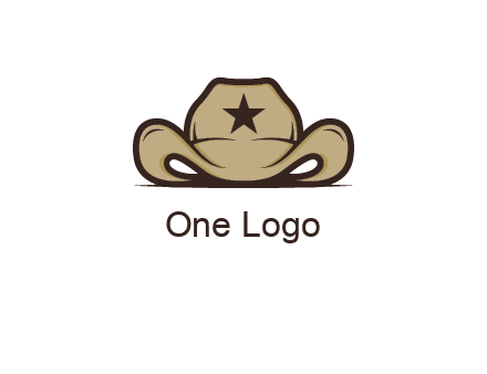 wild west logo showing a sheriff hat
