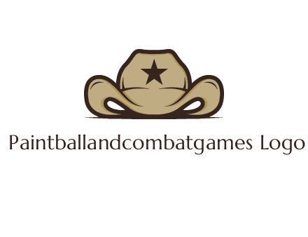 wild west logo showing a sheriff hat