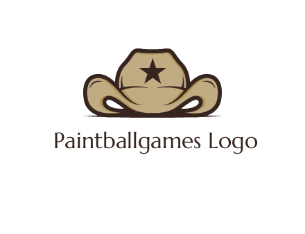 wild west logo showing a sheriff hat