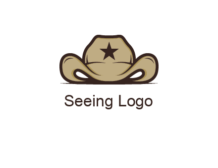 wild west logo showing a sheriff hat