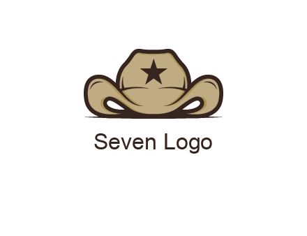 wild west logo showing a sheriff hat