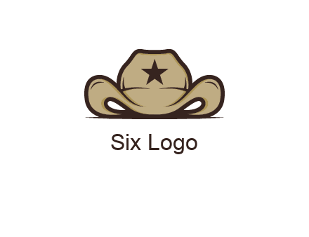 wild west logo showing a sheriff hat