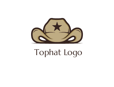 wild west logo showing a sheriff hat