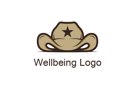 wild west logo showing a sheriff hat
