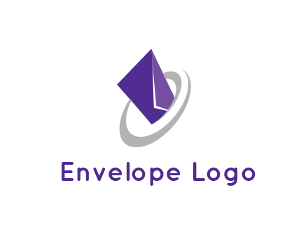 logo of an envelope disappearing inside a swirl